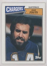 1987 Topps Dan Fouts #340 HOF 0xn4