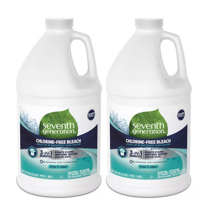 Seventh Generation Chlorine-Free Bleach - Free & Clear 64 oz (pack of 2)