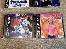 Sony PlayStation 1 Console Bundle Lot 8 Games 2 Controllers W/ Cords PS1 Works