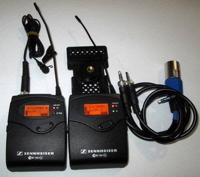 SENNHEISER SK 100 G3, EK 100 G3 A band ME-2 Wireless Transmitter & Receiver