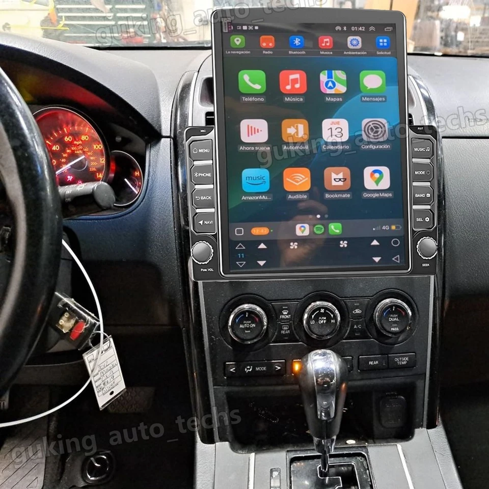 Apple CarPlay 9.7" Para Mazda CX9 2007-2015 Android 13 Coche Estéreo Radio GPS + CÁMARA Foto 4 de 4