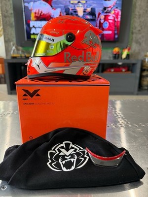 Spa 2019 1:2 Scale Mini Helmet Max Verstappen F1 , Rare Red Bull