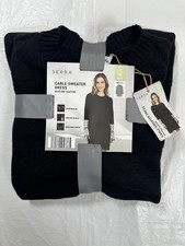 Sierra Sweater Dress Size M Crew Neck Arm Cutoff Above Knee