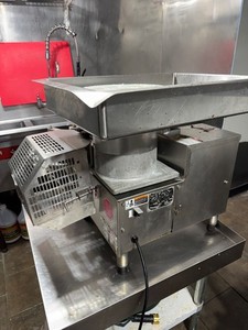 PATTY-O-MATIC AUTOMATIC BURGER FORMER W/ TABLE MODEL # 330A 115 V 1 PHZ/13A/1