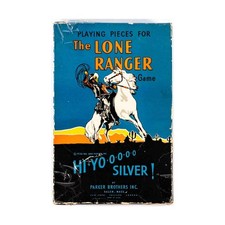 Parker Bros Boardgame Playing Pieces for The Lone Ranger Game Fair/VG