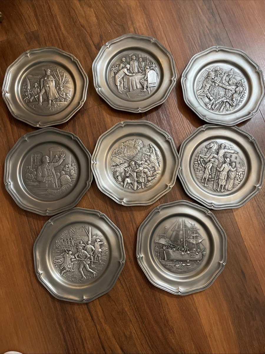 Bicentennial Pewter Plates In Decorative Collector Plates | eBay