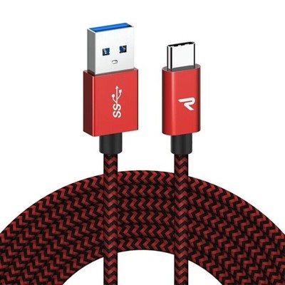 1 Pack 3.3Ft/10Ft USB 3.0 to Type-C Cable Fast Charger Charging Data Sync Cord