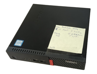 Lenovo ThinkCentre Micro M910q Tiny PC i5-7500T 12GB RAM 128GB SSD Wi-Fi Win 11