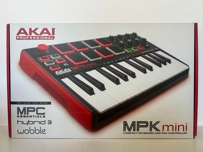 Akai MPK Mini MK3 25 Key Electronic Keyboard - Black/Red/White