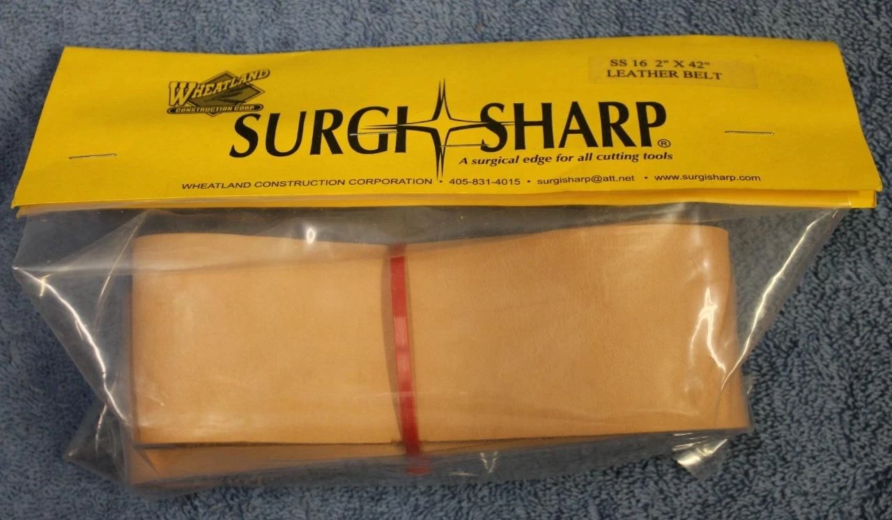 Surgi-Sharp SS16 Leather Belt for 2" x 42" Belt Sanders Knife & Tool Sharpening