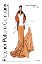 Evening Wear Doll Clothes Sewing Pattern Tyler Fletcher Pattern Tonner