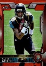 2015 Topps Chrome #147 Rashad Greene RC Orange Refractor