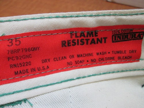 Bulwark (PEW2 - HRC2) 35-36 Waist Green Flame Resistant Excel-FR Work Pant - Picture 7 of 7