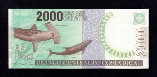 F.C. COSTA RICA , 2000 COLONES 2005 , S/C ( UNC ) , P.265e . - Imagen 2 de 2