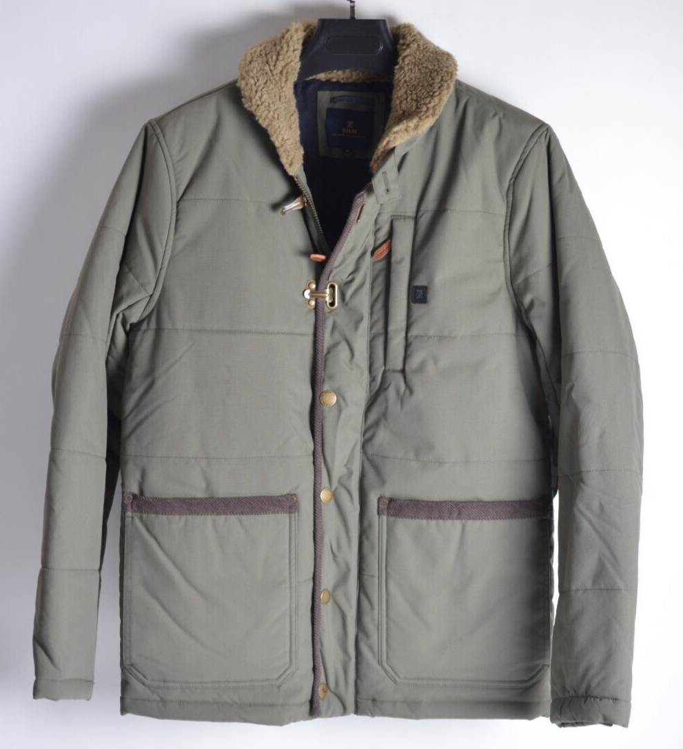 NWT Mens Roark Axeman II Jacket $179 M dark military green clasp