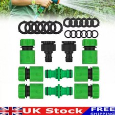 HOZE LOCK HOSE PIPE CONNECTOR SET WATER WATERING GARDEN FITTING KITS UK STOCK