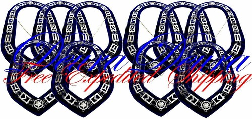 Masonic Blue lodge Chain Collar 10 PCS Master Mason WORKING TOOLS WHOLESALE DEAL - Picture 2 of 3