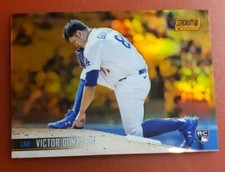 2021 Topps Stadium Club Chrome Victor Gonzalez RC #'d 15/25 Orange Refractor