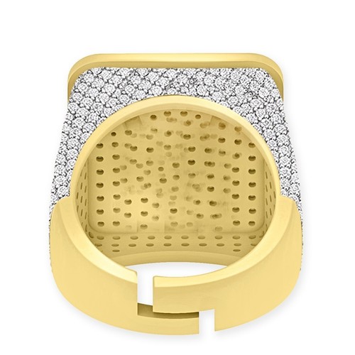 VVS1/D 6.53 Cwt. Certified MOISSANITE Diamond Initial Letter Alphabet Ring Band - Picture 135 of 135
