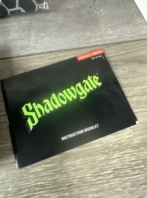 Shadowgate Game for NES Nintendo In Box Box Has Issues