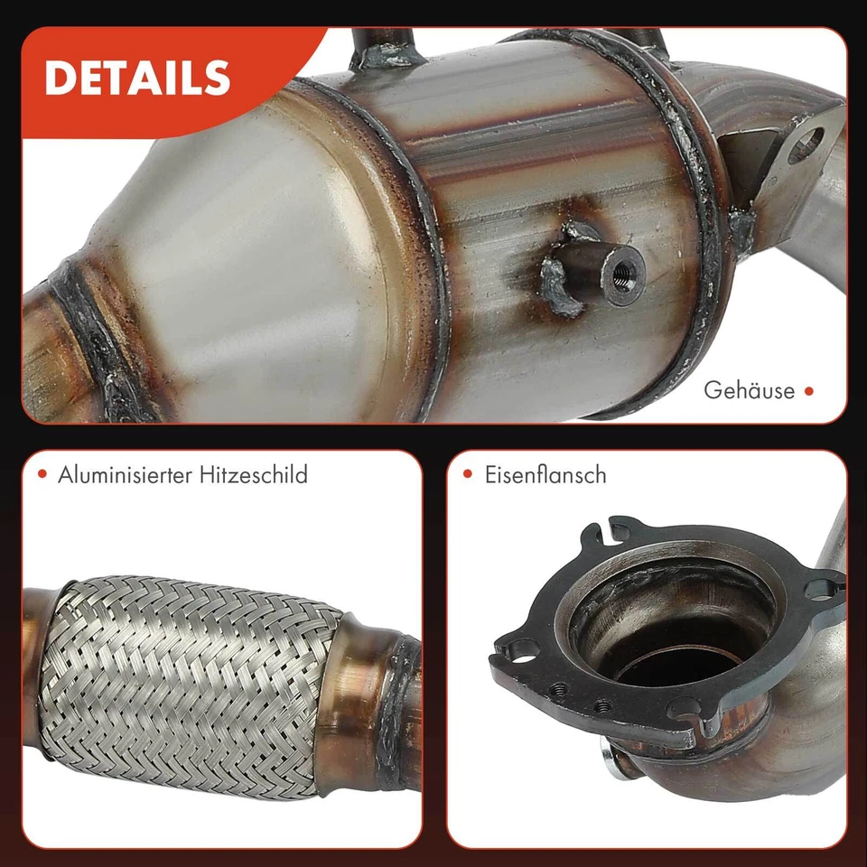 Catalizzatore Per Ford C-Max Focus Mondeo Transit Grand C-Max 1.0 EcoBoost 12-16 - Immagine 2 di 4