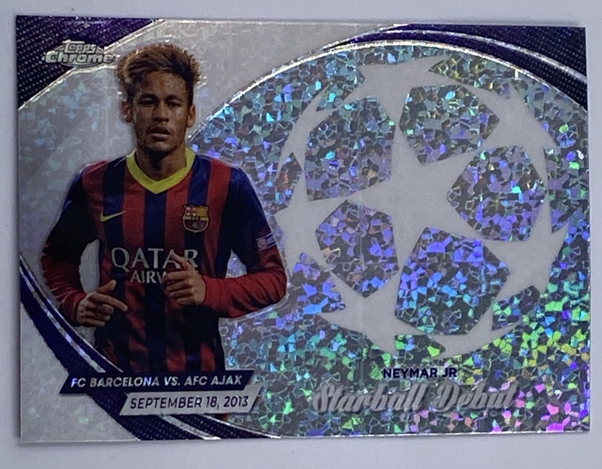 テレビ Neymar 2023-24 Topps Chrome UEFA Club NEYMAR JR Starball Debut