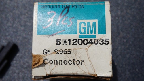 NOS GM 12004035 Carb Choke Thermostat Wiring Connector 1984-1985 Corvette (One) - Picture 6 of 6