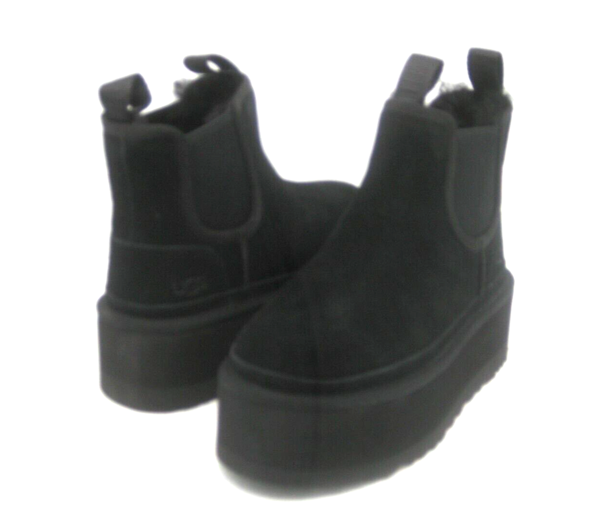 UGG NEUMEL PLATFORM CHELSEA WOMEN BOOTS SUEDE BLACK US 6 /UK UGG NEUMEL PLATFORM CHELSEA WOMEN BOOTS SUEDE BLACK US 6 /UK