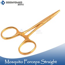 1 Dog Cat Pet Grooming Hemostat Hair Puller 3.5" Full Gold 