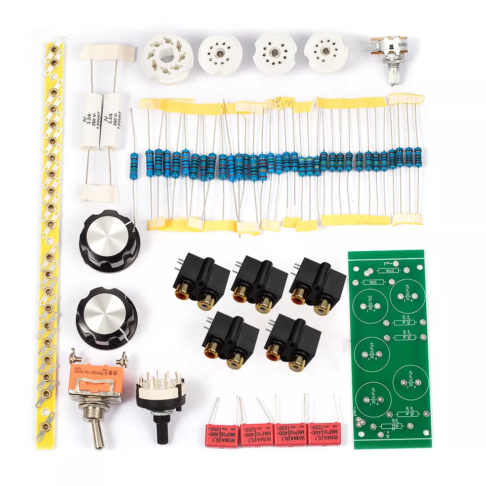 Preamplificatore valvolare stereo hifi home audiofilo valve tube preamp kit fai da te - Immagine 4 di 4