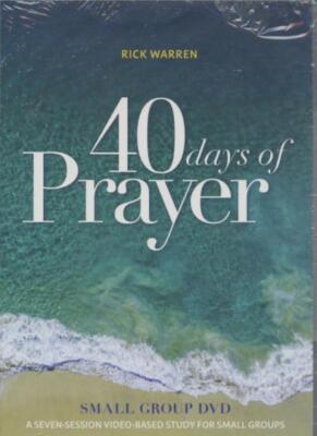 40 Days Of Prayer: Small Group DVD VIDEO Rick Warren Christian study God SEALED
