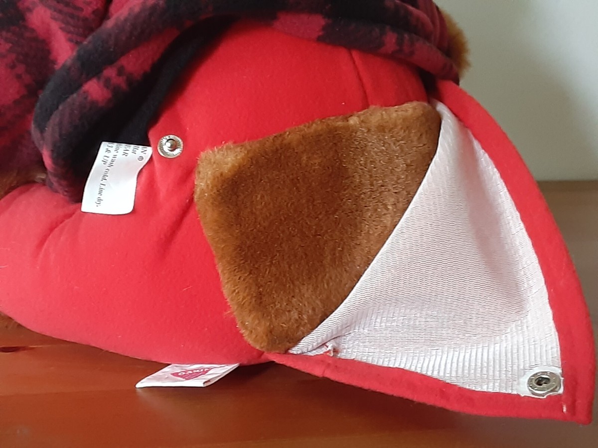 LL BEAN 90th Anniversary Teddy Bear by Dakin Dressed in Plaid