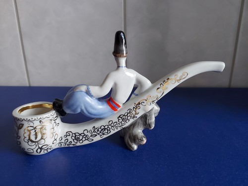 UdSSr Porzellanfigur-Pfeife-Vakula und der Teufel-Kiew-1976-1991- - 第 8/19 張圖片