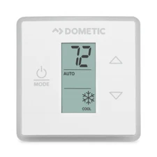Dometic 3316250.700 OEM Single Zone Wall Thermostat, Polar White
