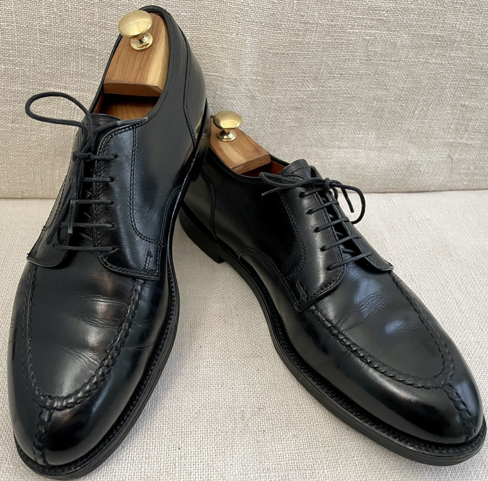 Alden 961 Black Calfskin Norwegian Front Blucher