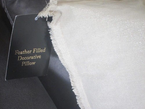Cynthia Rowley Curious Halloween Apothecary Bottles Pillow Silver Shimmer Webs - Picture 8 of 9