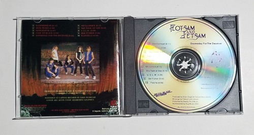 Flotsam and Jetsam: Doomsday For The Deceiver CD (1987) -- VERY GOOD! TESTED!! - Picture 3 of 6