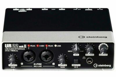Yamaha Steinberg UR22MKII 2-Channel USB Interface 24bit
