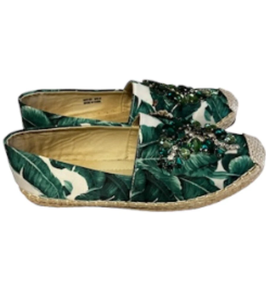 Alpargatas verdes florales Hayden de lavandería china talla 9 Foto 3 de 4