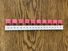 10 New 1 uF 250V Wima MKS Film Capacitors for Stereo Rebuilds 15mm Pitch 1.0 uf