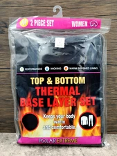 New Polar Extreme Women's Thermal Base Layer Set Medium Top and Bottom