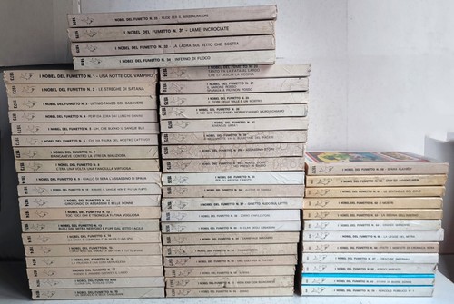 I NOBEL DEL FUMETTO Serie Qs. Completa LOTTO 54 pezzi EDIFUMETTO 1973 -1978 - Foto 2 di 3