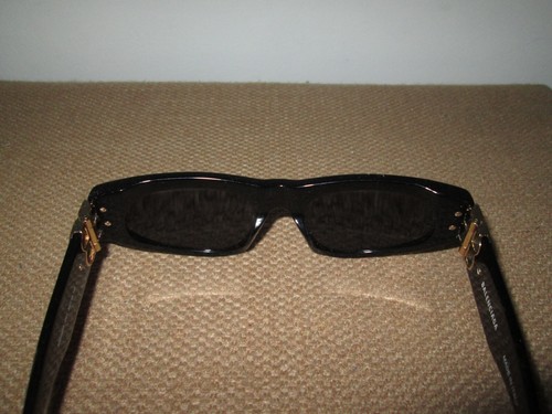 Occhiali da sole donna BALENCIAGA BB0095S 0095S 001 nero oro grigio 53 19 135 - Foto 7 di 7