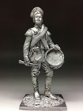 Tin Toy soldiers Drummer Life Guards Pavlovsky Regiment Russia 54mm 1/32 metal
