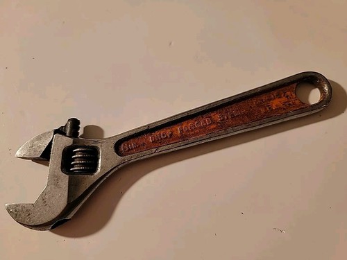 6in Vintage Heavy Duty Crescent Wrench By Crescent Tool Co. Drp Frgd Stl U.S.A. - Picture 5 of 10
