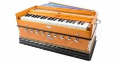 BINA Harmonium 9 Stopper Multifold Bellow 42 Keys Two Reeds 3.5 Octave