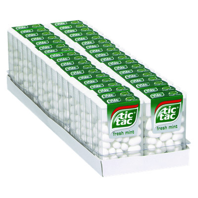 Tic Tac fresh mint 36x18g im Karton