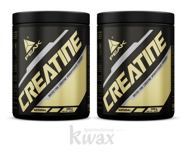 (Eur 41,90/Kg) 2Er-Pack - Peak - Creatine Monohydrat Powder - 2 X 500G Pulver-image