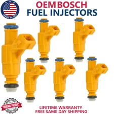 NEW GENUINE BOSCH x6 Fuel Injectors For 1999, 2000, 2001 Ford Explorer 4.0L V6