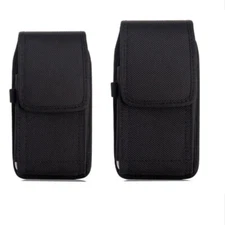 Phone Pouch Hanging Waist Storage Bag Fanny Pack Black Belt Clip Pouch Case